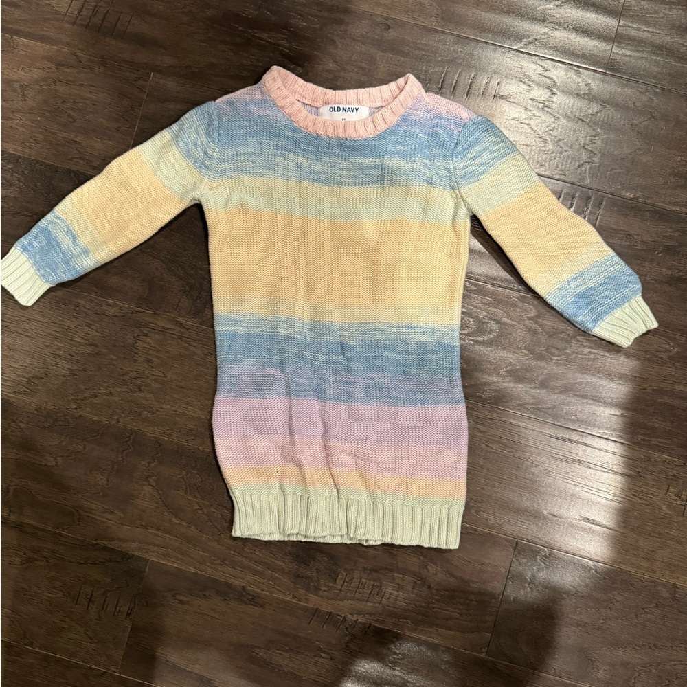 Pastel color Sweater dress